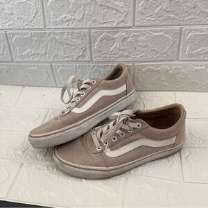 Women’s Vans size 8.5 Beige Canvas Sneakers
